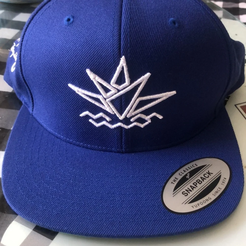 New MILAGRO TEQUILA Blue/White Agave FLAT BILL BRIM Embroidered Adjustable Cap